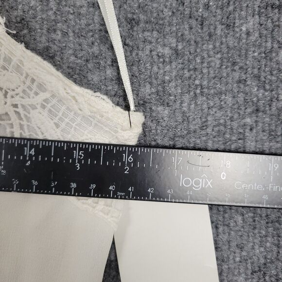 NWT ZARA White Crochet Lace Dress LWD Romantic Feminine Angelcore SIZE LARGE - Picture 15 of 15